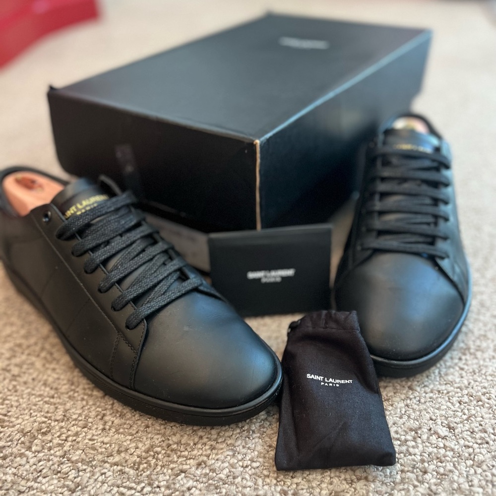 Saint Laurent Shoes - size 43. Black